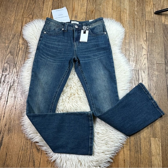 Women's Flare & Wide Leg Jeans - Blue - Picture 4 of 8